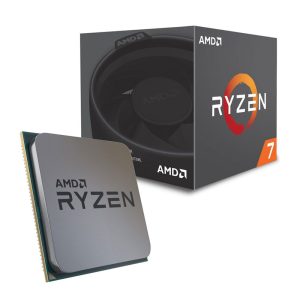 AMD Ryzen 7 2700, 8 Cores AM4 CPU, 4.1GHz 20MB 65W w/Wraith Spire LED Cooler Fan Box