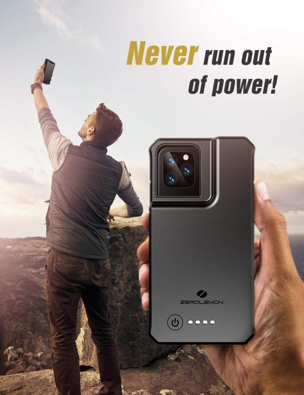 ZEROLEMON iPhone 11 Pro Max Charging Battery Case, RuggedJuicer 10000mAh High Capacity Protective Charging Case [Lightning Headphone Support] for iPhone 11 Pro Max 6.5" 2019 (USA stock) - Image 7