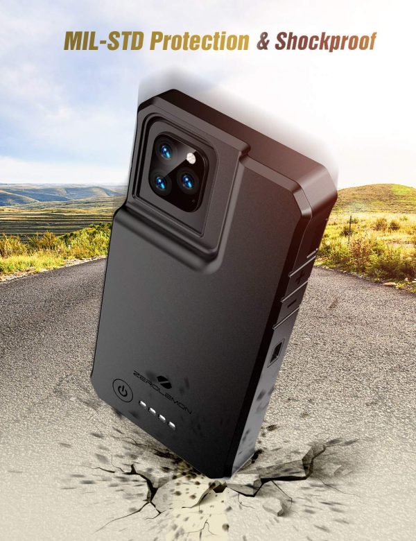 ZEROLEMON iPhone 11 Pro Max Charging Battery Case, RuggedJuicer 10000mAh High Capacity Protective Charging Case [Lightning Headphone Support] for iPhone 11 Pro Max 6.5" 2019 (USA stock) - Image 5