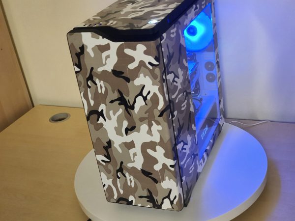 PC: Custom Snow Camo, Ryzen 7 3.7GHz, WIFI, RTX2080, 16GB, 500GB M2 SSD, 700W, W10H - Image 4