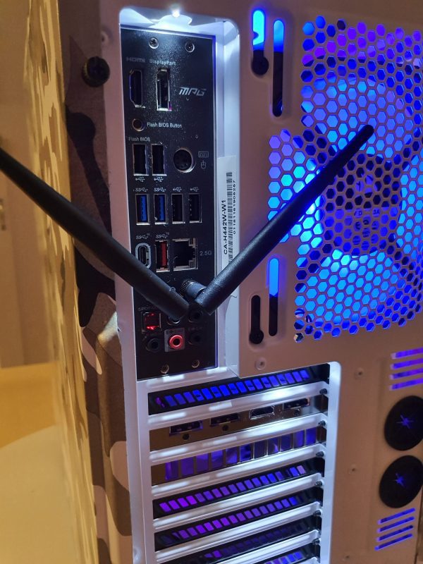 PC: Custom Snow Camo, Ryzen 7 3.7GHz, WIFI, RTX2080, 16GB, 500GB M2 SSD, 700W, W10H - Image 6