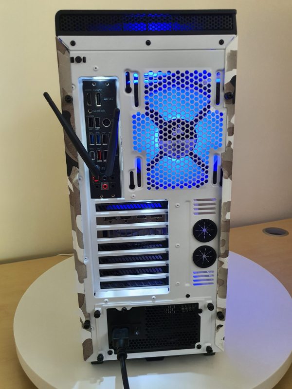 PC: Custom Snow Camo, Ryzen 7 3.7GHz, WIFI, RTX2080, 16GB, 500GB M2 SSD, 700W, W10H - Image 5