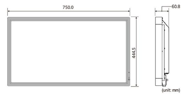 NEC 32" V323-3 LED Display/ 1920 x 1080/ 450 cd/m2 / 24/7 3 years warranty - Image 6