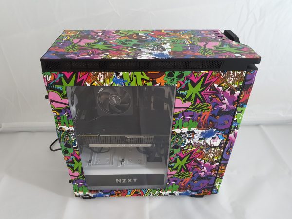 Graffiti Chaos PC: Ryzen 7 2700X WI-FI RTX2070 16GB 512GB M.2 NVME SSD 700W W10H - Image 2