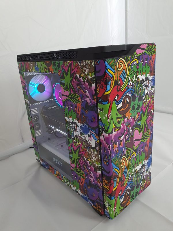 Graffiti Chaos PC: Ryzen 7 2700X WI-FI RTX2070 16GB 512GB M.2 NVME SSD 700W W10H - Image 5