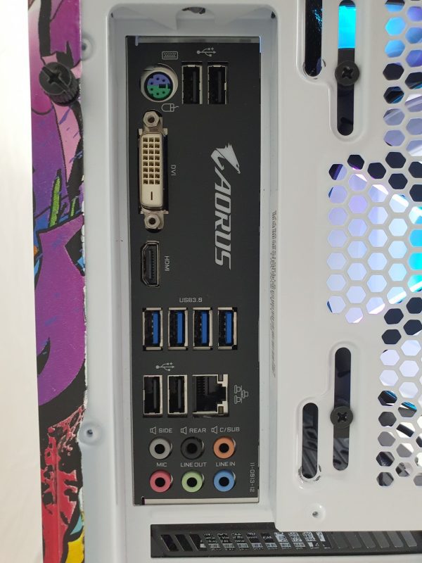 Graffiti Chaos PC: Ryzen 7 2700X WI-FI RTX2070 16GB 512GB M.2 NVME SSD 700W W10H - Image 10
