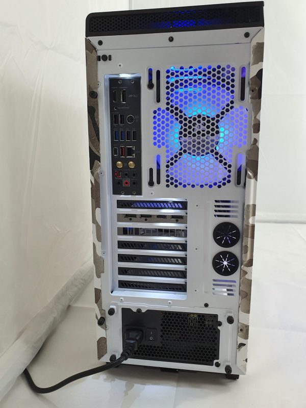 PC Custom Snow Camo Ryzen 7 3.7GHz WIFI RTX2080 16GB RAM 500GB M2 SSD 700W W10H - Image 4