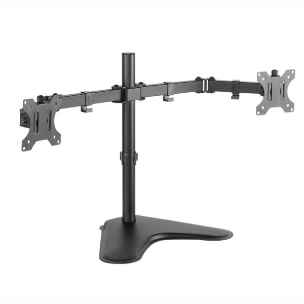 TIXX DMM02FS Desktop Monitor Mount Dual, Free Standing, Max 8kg