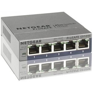 Netgear GS105E 5 Port PROSAFE+ 10/1000 SWITCH YY-GS105E-200AUS