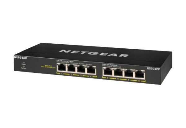 Netgear GS308PP SOHO 8-Port Gigabit PoE+ Unmanaged Switch YY-GS308PP-100AJS