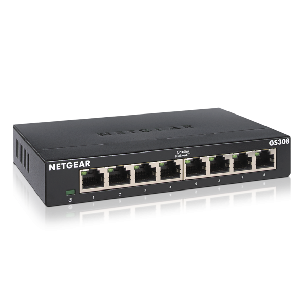 Netgear 8 Port SOHO Gigabit Switch YY-GS308-300AUS