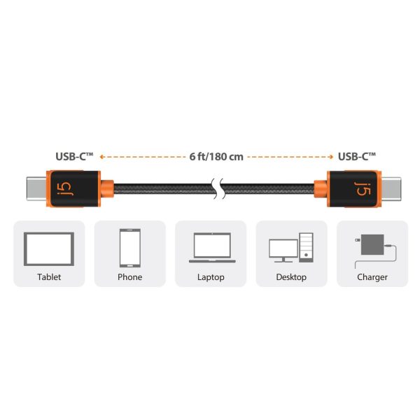 J5create USB-C to USB-C Cable YY-JUCX24 - Image 3