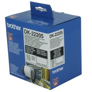 White Continuous Paper Roll 62mm x 30.48m LSW-DK-22205