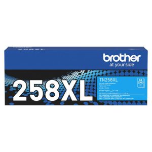 Brother TN-258XLC Cyan High Yield Toner Cartridge, up to 2300 pages LSW-TN-258XLC