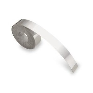 DYMO (SD301242/32500) Stainless Steel Embosser Labels, 12mm x 6.4m LSW-SD301242