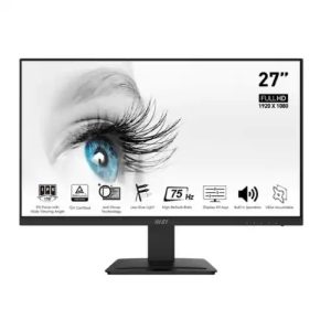 MSI 9S6-3PB4CH-064 PRO MP273A 27" IPS FHD Monitor, 100hz, 1ms, DP, HDMI, VGA, Speakers, Black, 3Yr LSW-9S6-3PB4CH-064