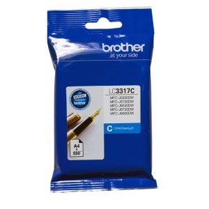Brother LC-3317C Cyan Ink Cartridge (550 page yield) LSW-LC-3317C
