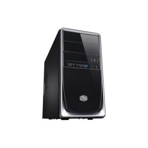 Cooler Master RC-344-SKR500-N2 Elite MATX Case, Silver, USB30, 120mm Fan, Elite 500W PSU LSW-RC-344-SKR500-N2
