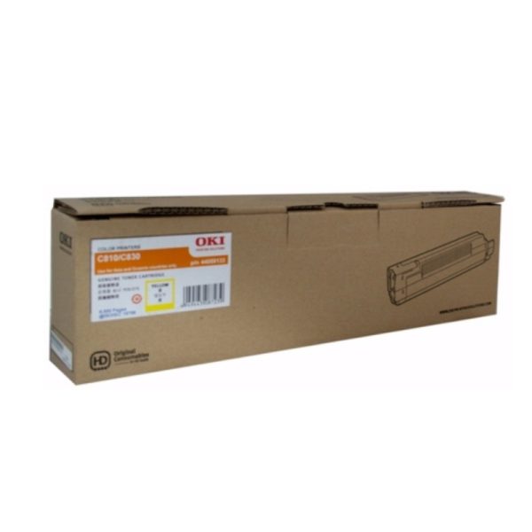 OKI 45862841 Toner Cartridge For MC853 Yellow; (7300 Pages @ ISO) LSW-45862841