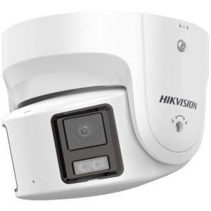Hikvision DS-2CD2387GPSL4 8MP ColourVu 180deg  Panoramic Turret Camera, WDR, IP67, Dual Lens, 4m LSW-DS-2CD2387GPSL4