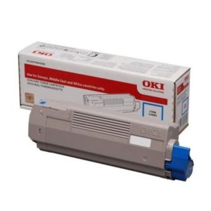 OKI 46861311 Toner Cartridge For C834 Cyan; 10,000 Pages  (ISO) LSW-46861311