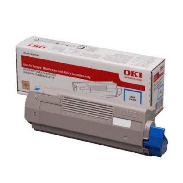 OKI 46861311 Toner Cartridge For C834 Cyan; 10,000 Pages  (ISO) LSW-46861311
