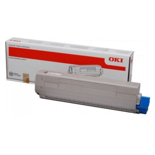 OKI 44844527 Toner Cartridge For C831N Cyan (10,000 Pages ISO) LSW-44844527
