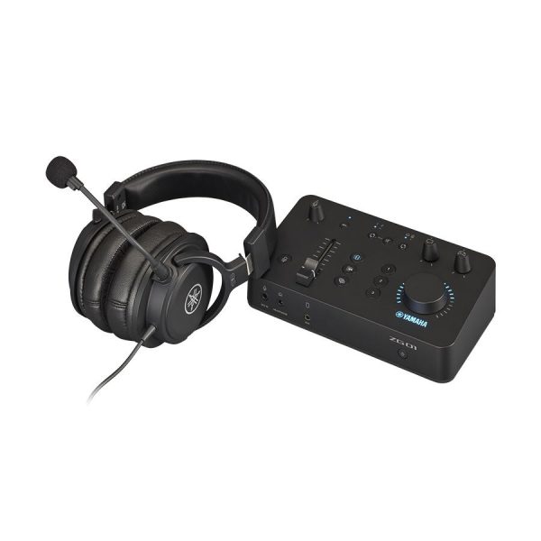 Yamaha ZG01PACK includes:  ZG01 Game Streaming Audio Mixer + YG-G01 Headset w/ condenser microphon LSW-ZG01PACK