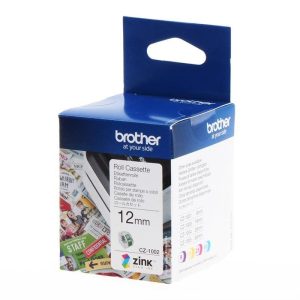 Brother CZ-1002 12mm Cassette Roll, 5m Length LSW-CZ-1002