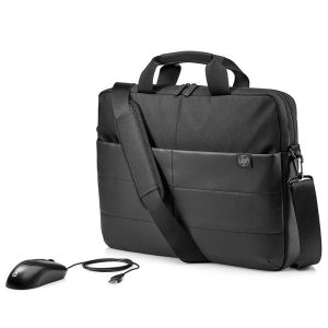 HP 1FK06AA 15.6" Classic Briefcase and USB Mouse LSW-1FK06AA
