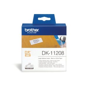 White Standard Large Address Label 38mm x 90mm 400 labels per roll LSW-DK-11208