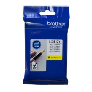 Brother LC-3317Y Yellow Ink Cartridge (550 page yield) LSW-LC-3317Y