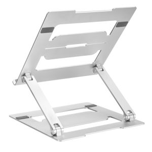 Tixx NBS-01 Premium Step-less Adjustable Laptop Riser, Silver LSW-TIXX-NBS-01