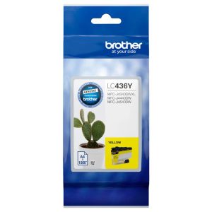 Brother LC-436XLY Yellow Ink Cartridge to suit MFC-J6555DWXL - up to 5000 pages LSW-LC-436XLY