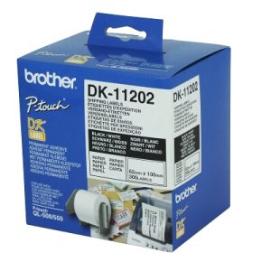 White Shipping/Name Badge Labels 62mm x 100mm 300 labels per roll LSW-DK-11202