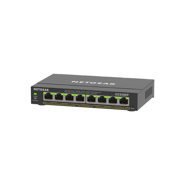 Netgear 8 SOHO Plus PoE+ Gigabit Ethernet Switch 63W YY-GS308EP-100AUS - Image 3