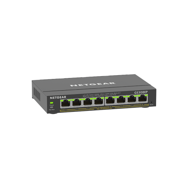 Netgear 8 SOHO Plus PoE+ Gigabit Ethernet Switch 63W YY-GS308EP-100AUS - Image 4