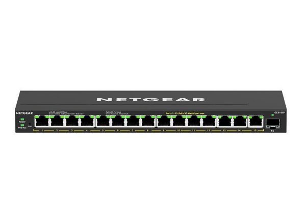 Netgear GS316EP 16-Port PoE Gigabit Ethernet Switch YY-GS316EP-100AUS
