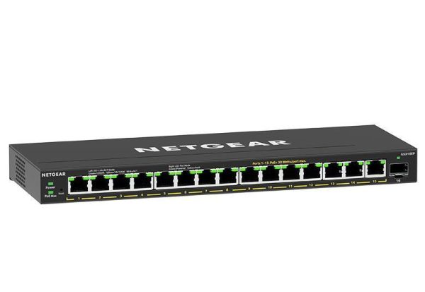 Netgear GS316EP 16-Port PoE Gigabit Ethernet Switch YY-GS316EP-100AUS - Image 3