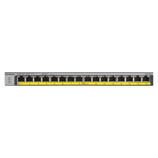 Netgear 16 PORT Gigabit POE+ 76W Switch YY-GS116LP-100AJS - Image 3