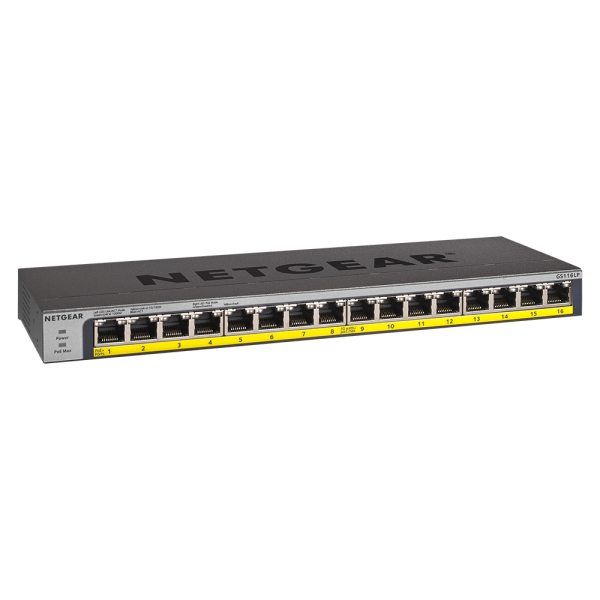Netgear 16 PORT Gigabit POE+ 76W Switch YY-GS116LP-100AJS - Image 5