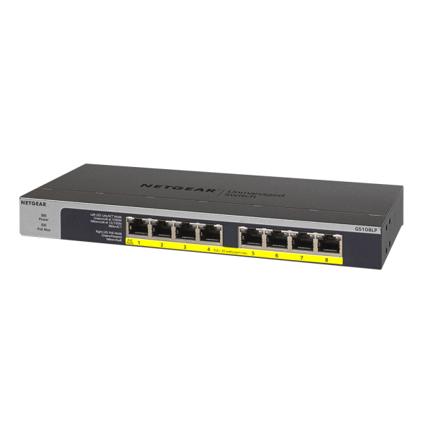 Netgear 8 PORT Gigabit POE+ 60W Switch YY-GS108LP-100AJS - Image 3
