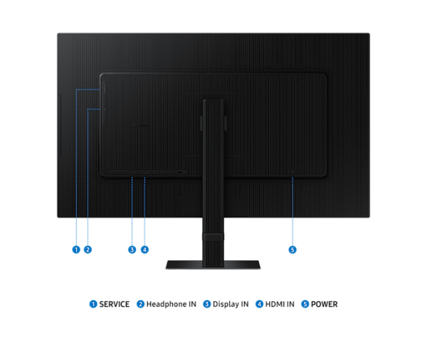 Samsung 27" UHD 4K IPS 5MS YY-LS27D700EAEXXY - Image 4