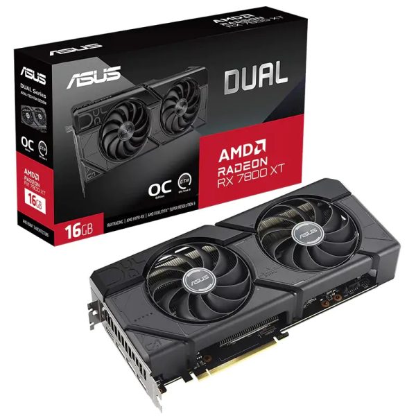 Asus DUAL-RX7800XT-O16G RX 7800XT OC 16G video card CW2-DUAL-RX7800XT-O16G
