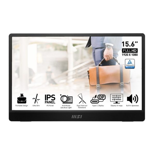 MSI PRO MP161 E2U 15.6inch FHD IPS Portable Monitor CW2-PRO MP161